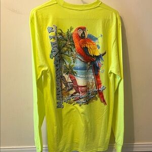 Margaritaville Yellow Parrot Long Sleeve Tee